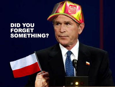 George W Bush forgot Poland