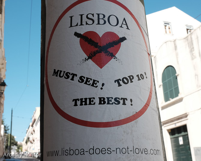 Lisbon does not love top 10 lists